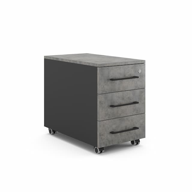 Тумба мобильная Kobor TМ3-40/60 black/chicago