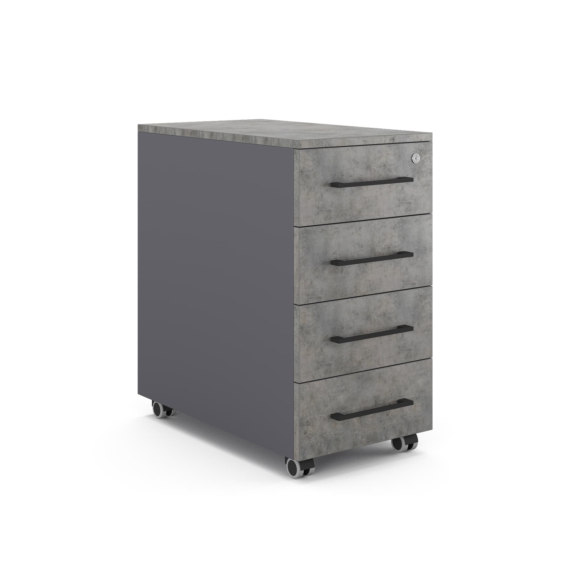 Тумба мобильная Kobor TМ4-40/60 graphite/chicago