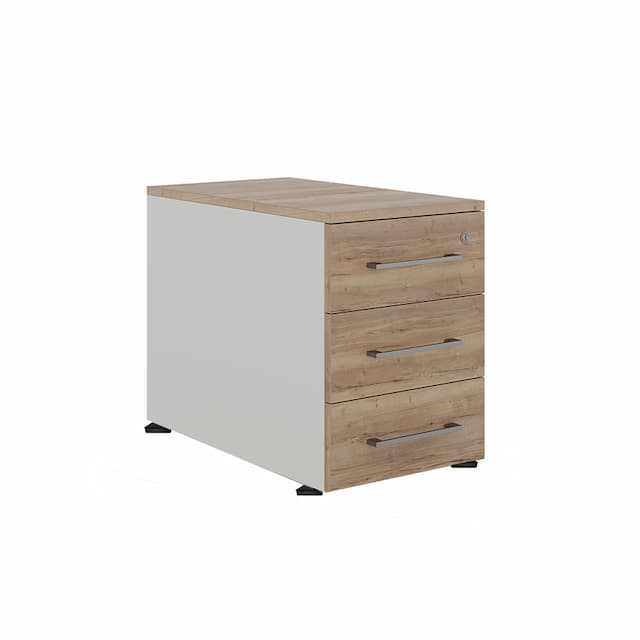 Тумба приставная Kobor TS3-40/80 white/natural