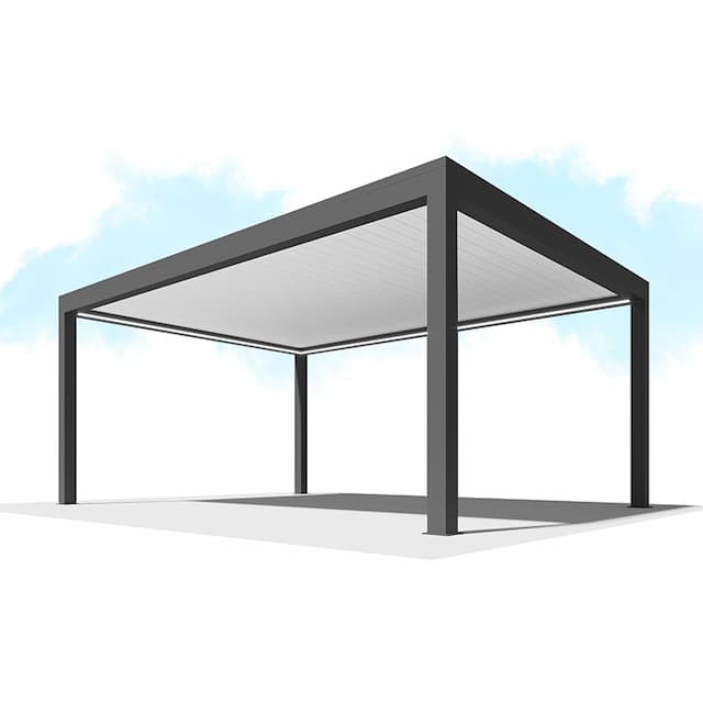 Пергола Сити-Форм Pergola В500-25П Bioclimatic с поворотными ламелями ЛАМЕЛЬ 250 X 53 (7,0х2,5) 1 модуль