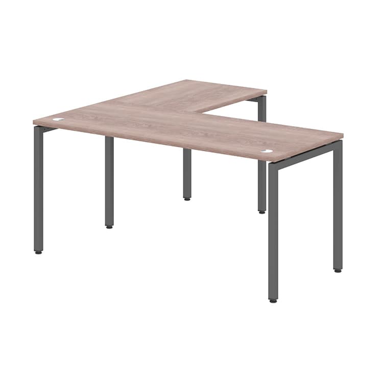 Стол угловой Skyland XSCT 1615 дуб сонома/антрацит 1600х1500х750 XTEN-S