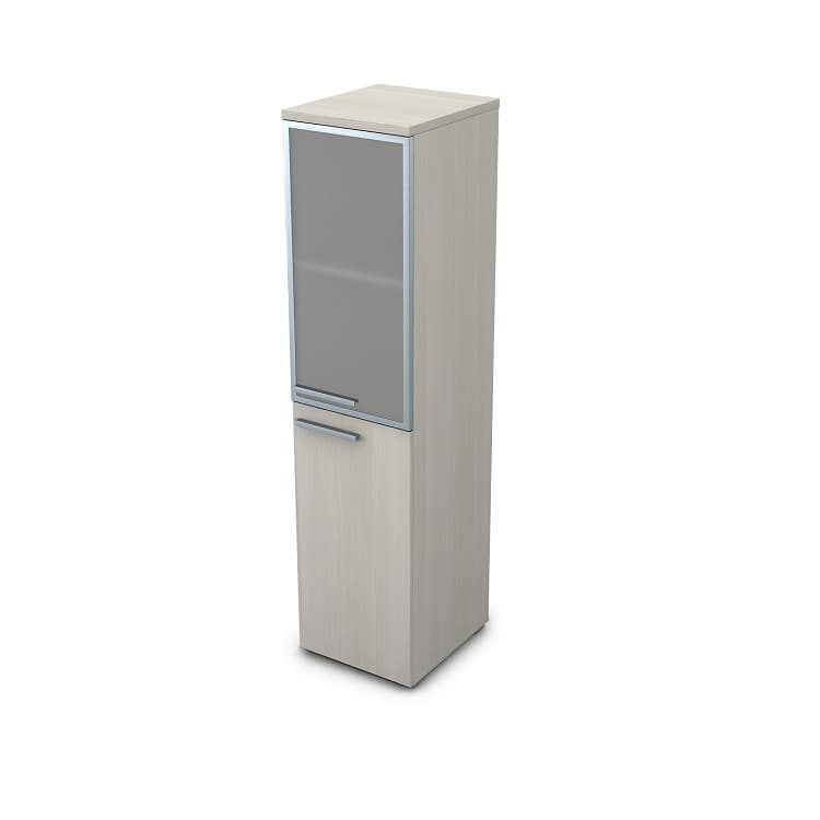 Шкаф узкий (пенал) АЛСАВ Gloss 9ПЛ.004.8 Ivory