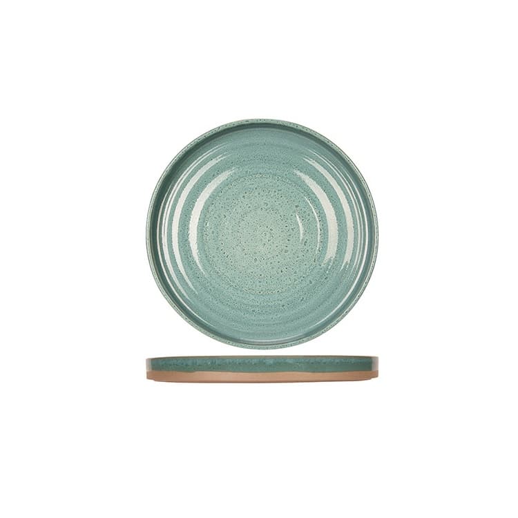 Тарелка с вертикальным бортом d 26 см CosyTrendy BASALT OCEAN GREEN 3945027