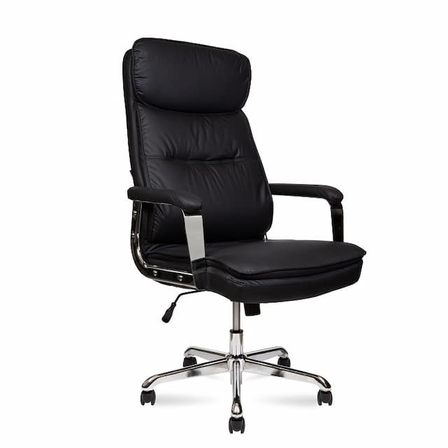 Кресло офисное Norden Atlas EQ-5183H black (черная экокожа)