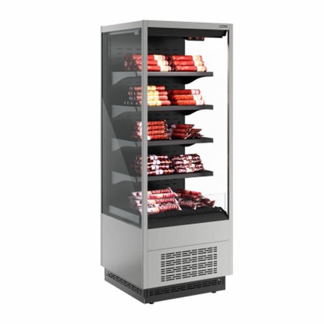 Витрина холодильная Carboma FC20-07 VM 0,6-2 (9006-9005) Cube 2 открытая