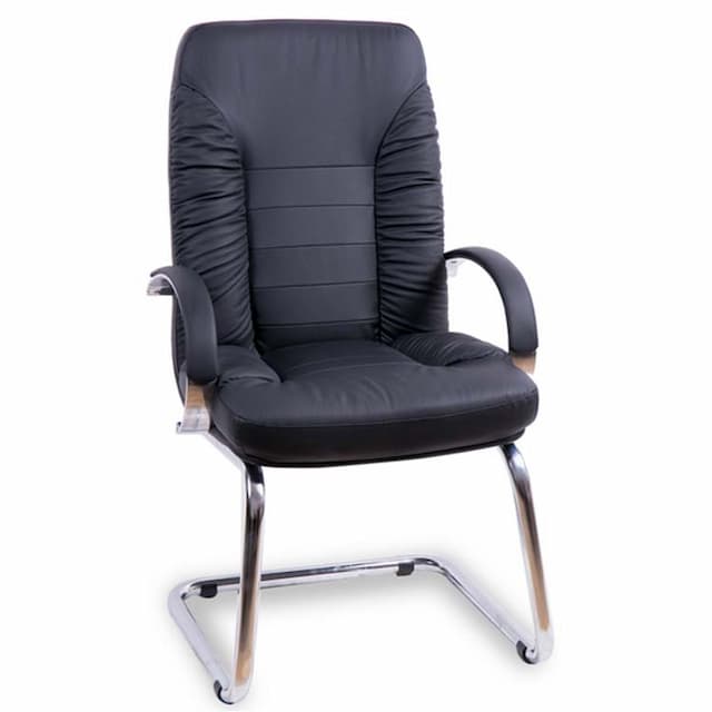 Конферец кресло Мирэй Танго короткий хром конференц, кожзам