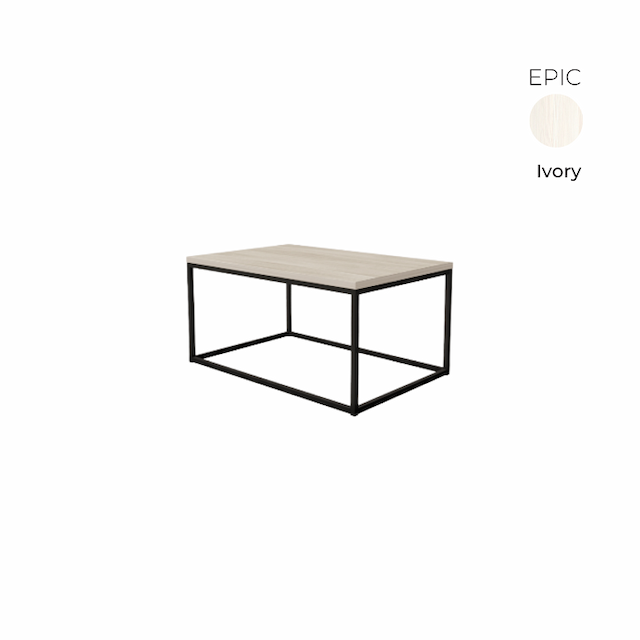 Стол журнальный прямоугольный Алсав 21EPIC.096 Ivory