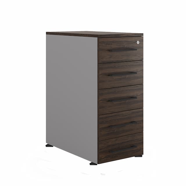 Тумба приставная Kobor TS5-40/50 aluminum/charlston