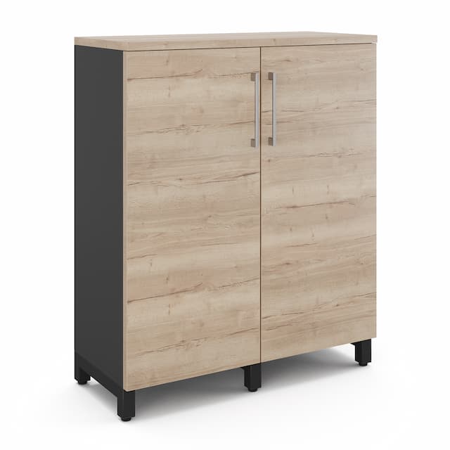 Шкаф распашной Kobor HR/3-90/60/M black/natural