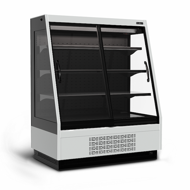 Витрина холодильная Carboma Cube 2 F16-08 VV 1,3-1 STANDARD фронт X1 (версия 2.0) 0430