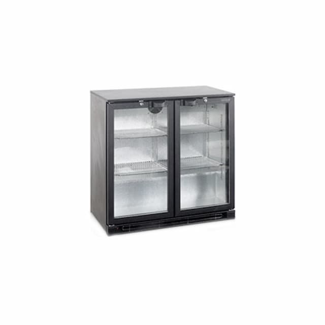 Шкаф холодильный со стеклом TEFCOLD BA25H-I барный черный