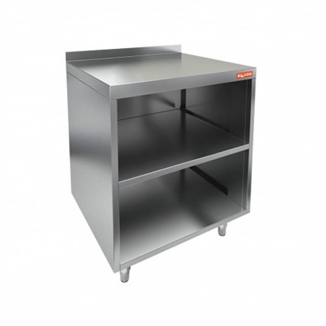 Стол открытый с полкой, с бортом Hicold НБМСО-11/2,5БП